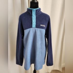 Columbia 1/4 snap Ladies Fleece Pullover size M